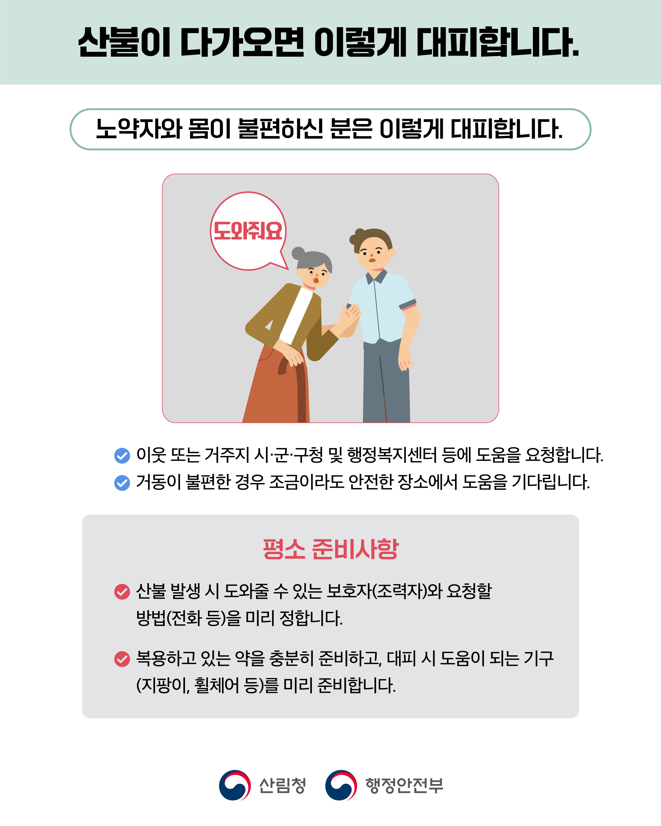 산불 국민행동요령 4}