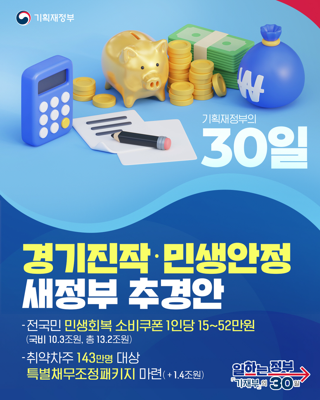 기획재정부의 30일-경기진작·민생안정 새정부 추경안 1}